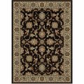 Mayberry Rug 2 ft. 3 in. x 7 ft. 7 in. Home Town Ambassador Area Rug, Ebony HT9963 2X8